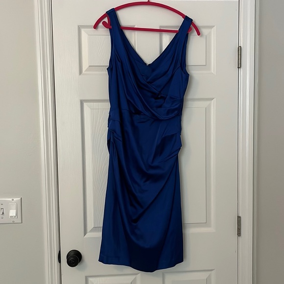 Blue Cocktail Dress - Picture 1 of 7